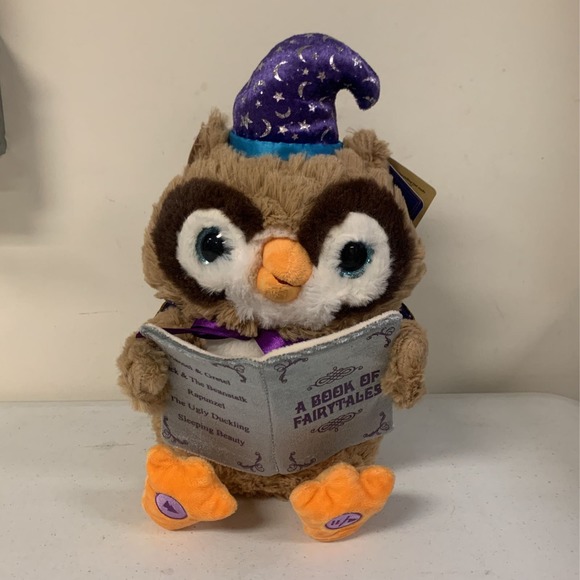 Cuddle Barn Other - Octavius the Storytelling Owl Stuffed Animal Plush Toy, 12" Tall